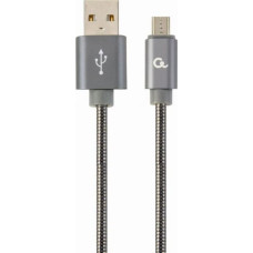 Gembird CABLE USB2 TO MICRO-USB 2M/CC-USB2S-AMMBM-2M-BG GEMBIRD