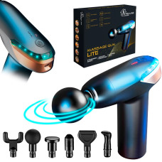 Extralink Massage Gun Lite | Massage Gun | 3200 RPM, 6 interchangeable tips