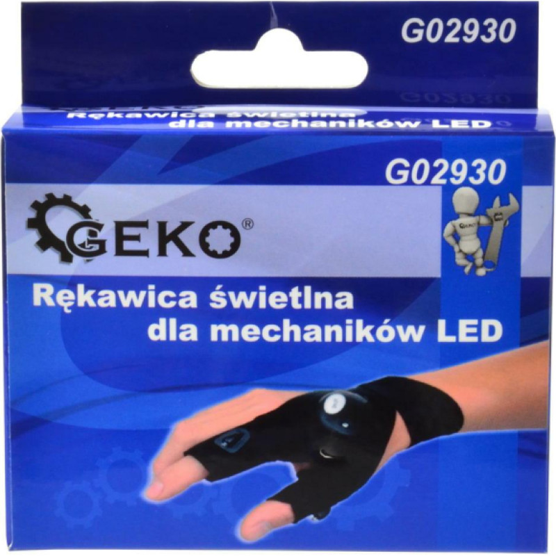 Geko RĘKAWICA ŚWIETLNA DLA MECHANIKÓW LED /GEKO