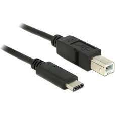 Delock Delock USB 2.0 - Type B - Type C - 1m - black