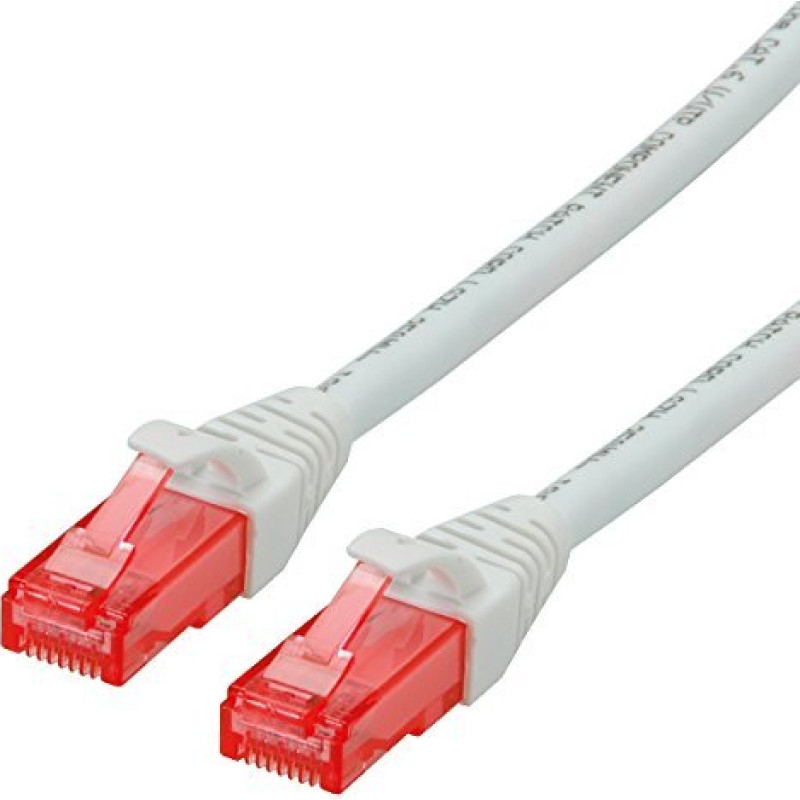 Goobay Patch cable Cat6 U/UTP flat white 3,0m