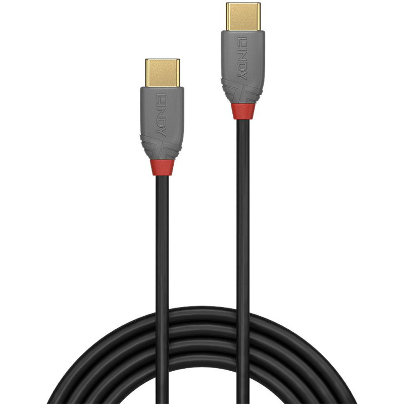 Lindy CABLE USB2 TYPE C 1M/ANTHRA 36871 LINDY