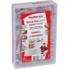 Fischer master box DUOPOWER short / long, dowel (light grey/red, 150 pieces)