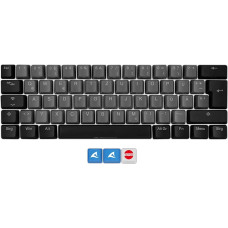 Sharkoon SKILLER SAC20 S4, keycap (black, 61 pieces, ISO layout (DE), for SKILLER SGK50 S4)