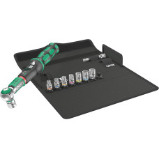 Wera Safe-Torque A1 Set 1, 10 pieces, torque wrench (black/green, 1/4