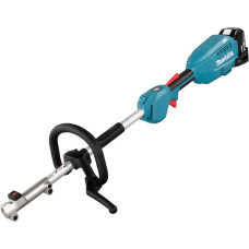 Makita cordless multifunctional drive DUX18ZX1, 18 volts, brush cutter (blue/black, without battery and charger, with scythe attachment)