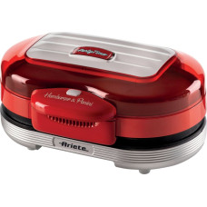 Ariete Hamburger Grill Party Time, Electric Grill Plate (Red/White, 1,200 Watt, 50's Style)