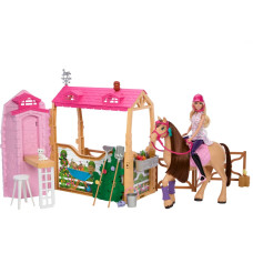 Mattel Barbie Mysteries: The Great Horse Chase - Ultimate Horse Stall, Play Building