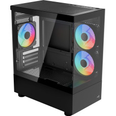 Aerocool Viewport Mini V2 ARGB, Tower Case (Black, Tempered Glass x 2)