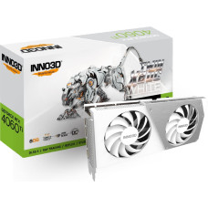 Inno3D GeForce RTX 4060 TWIN X2 OC WHITE, graphics card (white, DLSS 3, 3x DisplayPort, 1x HDMI 2.1)