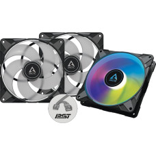 Arctic P14 PWM PST A-RGB, case fan (black, 3-pack)