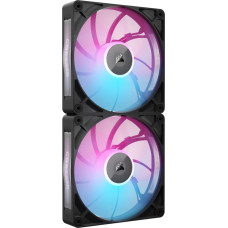 Corsair RX140 MAX RGB, case fan (black, 2-pack, 140 mm)