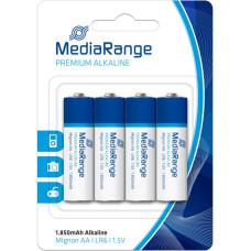 Mediarange BATTERY ALKALINE AA 1.5V/4PCS MRBAT104 MEDIARANGE