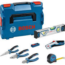 Bosch pliers and hand tool set, 16-piece, pliers set (blue, L-BOXX 102)