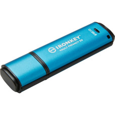 Kingston IronKey Vault Privacy 50 512 GB USB stick (light blue/black, USB-A 3.2 Gen 1)