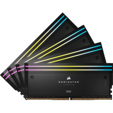 Corsair DDR5 - 64GB - 6400 - CL - 32 (4x 16 GB) quad kit, RAM (black, CMP64GX5M4B6400C32, Dominator Titanium, INTEL XMP)