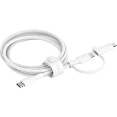 Belkin BOOST CHARGE 2-in-1 Cable USB-C/Lig.1,5m wh.CAC003hq1.5MBK