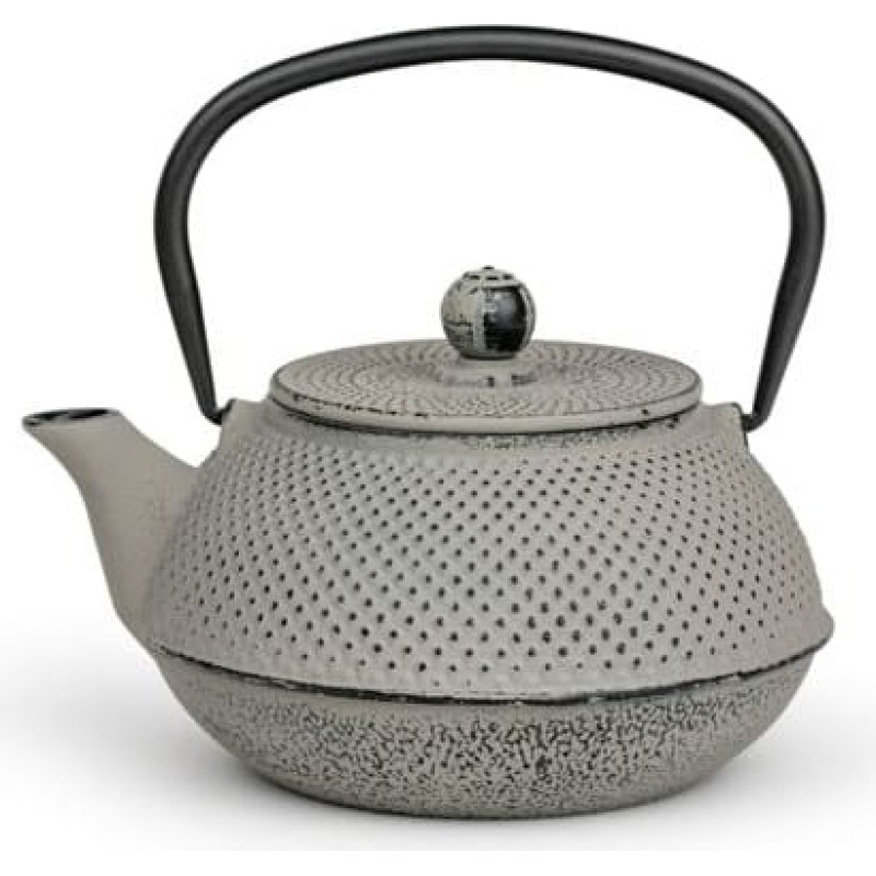 Bredemeijer Teekanne Jang   0,8l Gusseisen grau + Filter   153022