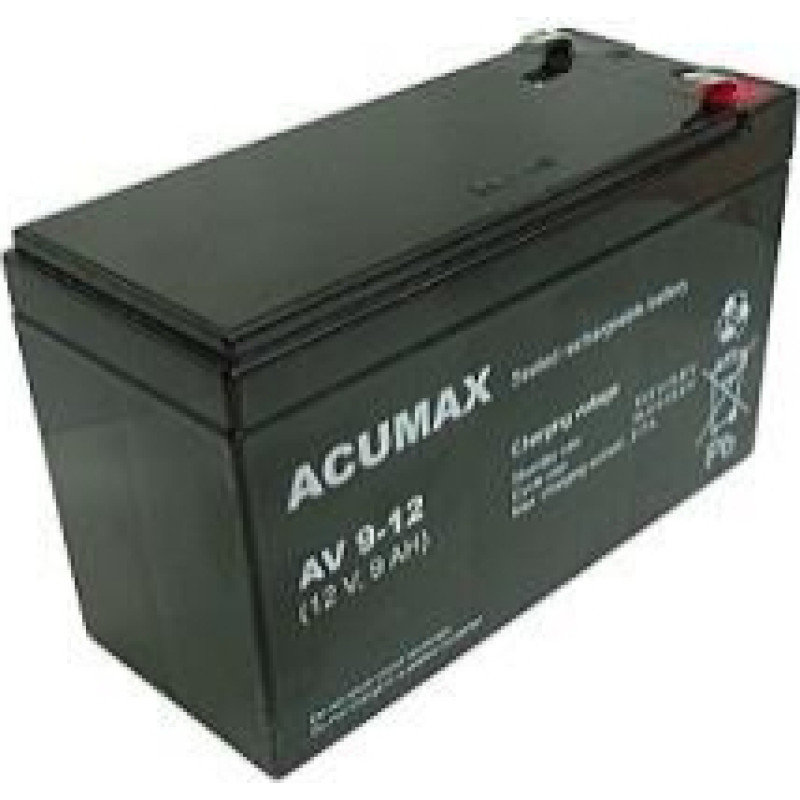 EMU BATTERY 12V 9AH VRLA/AV9-12 T2 ACUMAX EMU