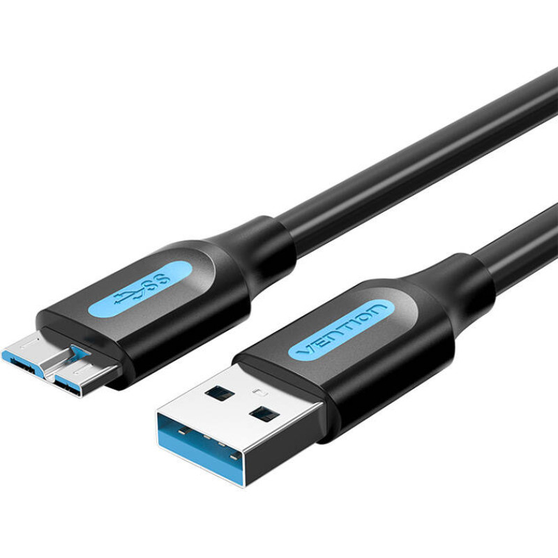 Vention USB 3.0 A to Micro-B cable Vention COPBG 2A 1.5m Black PVC