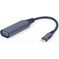 Gembird I/O ADAPTER USB-C TO VGA/GREY A-USB3C-VGA-01 GEMBIRD