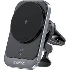 Choetech Magnetic car holder witch charger Choetech T206-F, 15W (black)