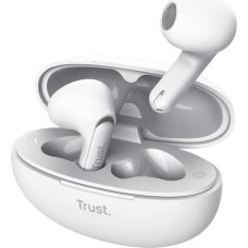 Trust HEADSET EARPHONES YAVI BT ENC/WHITE 25173 TRUST