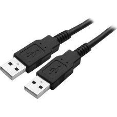 Logo USB cable Logo USB-A - USB-A 1.8 m Black