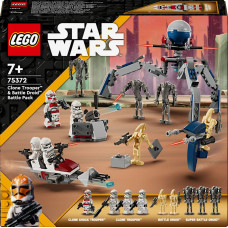 Lego 75372 LEGO Star Wars Clone Trooper & Battle Droid Battle Pack, construction toy