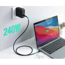 Aukey Kabel USB Aukey USB-C - USB-C 1 m Czarny (CB-SCC241)