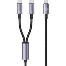 Usams Kabel USB Usams USAMS Kabel 2w1 2xUSB-C 72W 1,2m          Aluminum Alloy Data Cable Sufeng Series SJ740USB101 (US-SJ740)