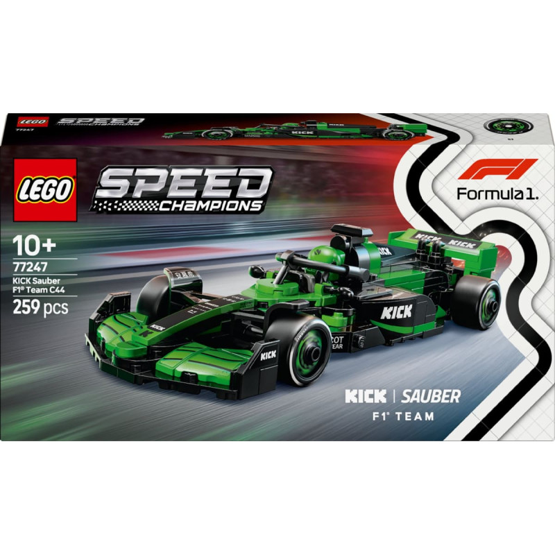 Lego 77247 Speed Champions KICK Sauber F1 Team C44 Racing Car, Construction Toy