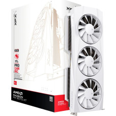 XFX Radeon RX 9070 XT Quicksilver, graphics card white, RDNA4, GDDR6, 3x DisplayPort, 1x HDMI 2.1