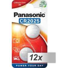 Panasonic 12x2 Panasonic CR 2025 Lithium Power VPE Inner Box