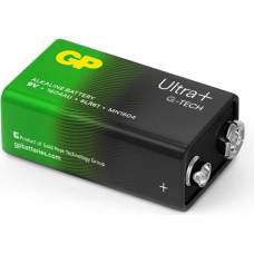 Gp Batteries GP ULTRA PLUS Alkaline 9V-Block 6LR61           0301604AUPETA-B1