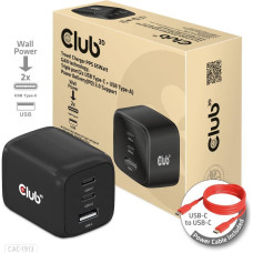 Club3D MOBILE CHARGER WALL 3PORT/GAN 65W CAC-1913EU CLUB3D