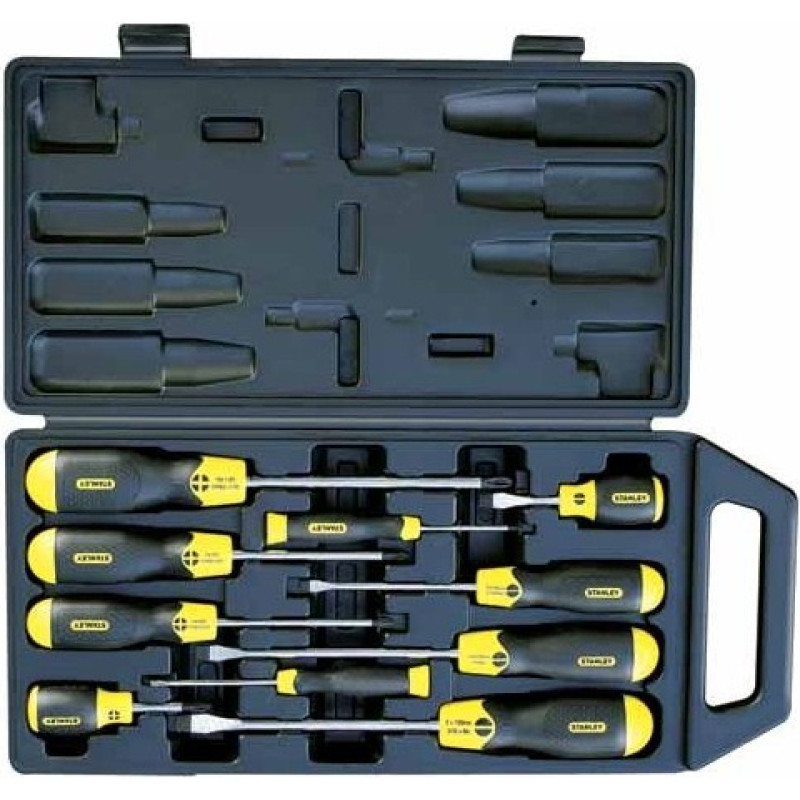 Stanley ZESTAW WKRĘTAKÓW 10 elem. CUSHION GRIP PŁ+PH