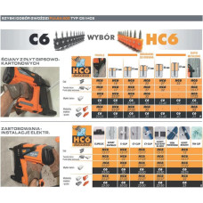 Paslode GWOŹDZIE C6-25 + GAZ P800