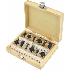 Awtools AW TCT ROUTER BIT SET/ WOOD 12pcs