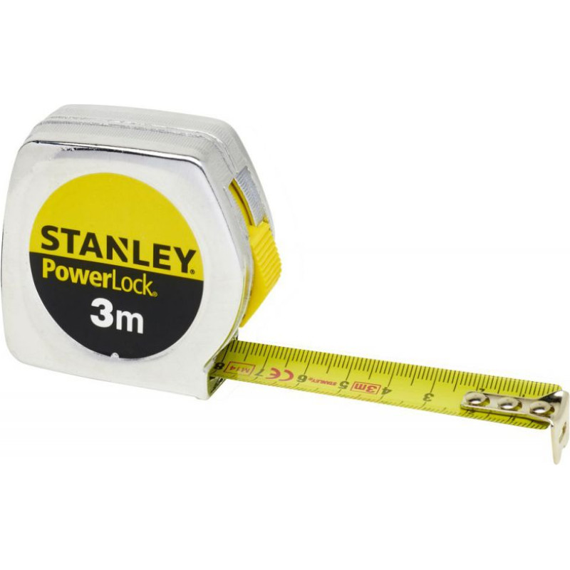 Stanley MIARA ZWIJANA  3mx12,7  POWERLOCK CHROM KARTA