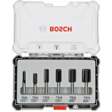 Bosch SET OF FLAT BLADES 6PCS 6MM SHANK