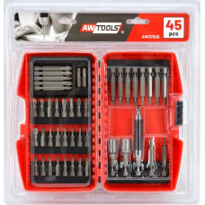 Awtools AW S2 SCREWDRIVER BIT SET 45pcs/ MAGNETIC HOLDER