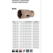 Dremel DREL KORONA M14 Z NASYPEM DIAMENTOWYM LUTOWANYM 51mm