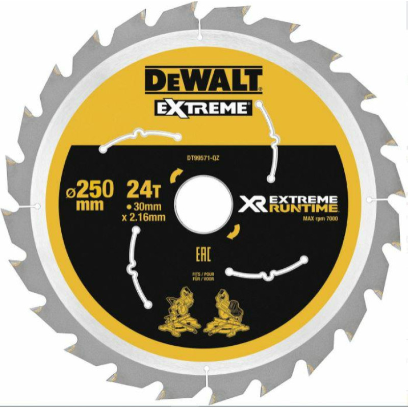 Dewalt DT99573, 250mm / 30mm