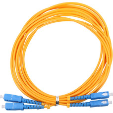 Extralink SC/UPC-SC/UPC | Patchcord | PVC, Single mode, Duplex, G652D, 3mm, 2m