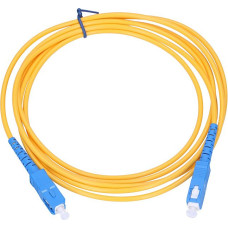 Extralink SC/UPC-SC/UPC | Patchcord | Single mode, Simplex, G652D, 3mm, 1m