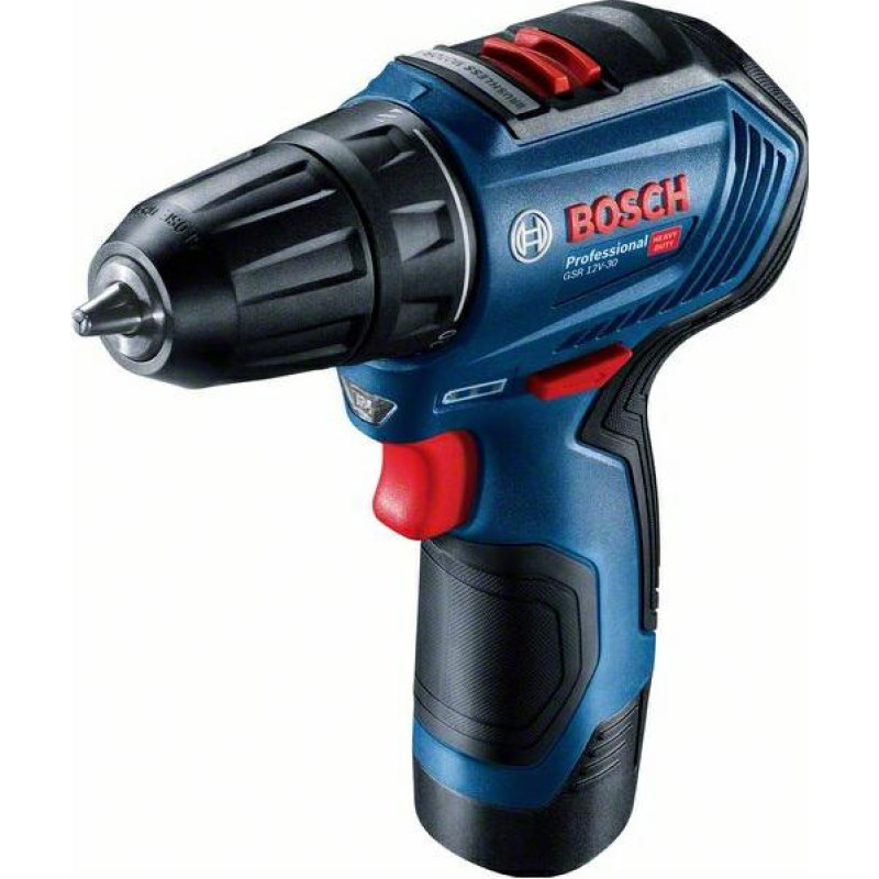 Bosch CORDLESS DRILL DRIVE 12V 30/17NM 2X2.0AH BRUSHLESS GSR 12V-30