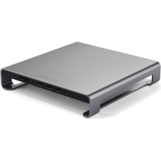 Satechi Aluminum Monitor Stand Hub for iMac space gray