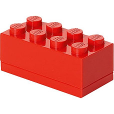 Room Copenhagen LEGO Mini Box 8 red - RC40121730