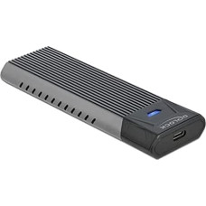 Delock external USB Type-C combo enclosure for M.2 NVMe PCIe or SATA SSD, drive enclosure
